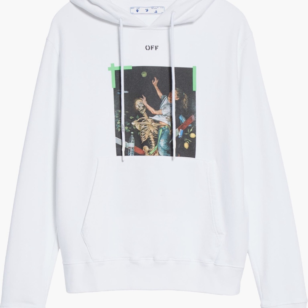 Off-White White Graphic Sweater